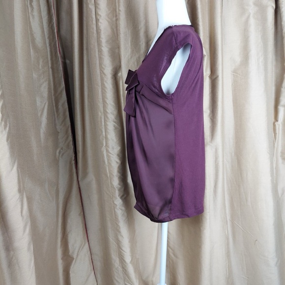 LOFT Women's Rich Plum Blouse - Picture 6 of 7